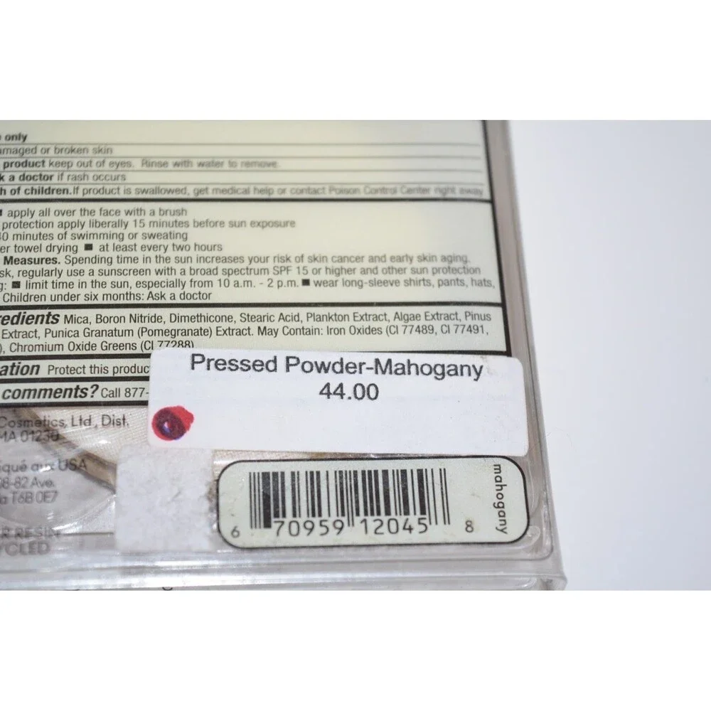 Jane Iredale Pure Pressed Base Mineral Foundation powder Refill Mahogany